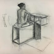 Life Drawing in charcoal