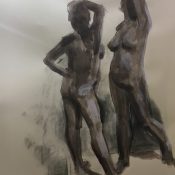 Life drawing in ink