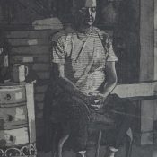 Aquatint of Svet title Svet in Repose